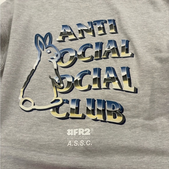 Anti Social Social Club x FR Rabbit Hoodie - Picture 3 of 6